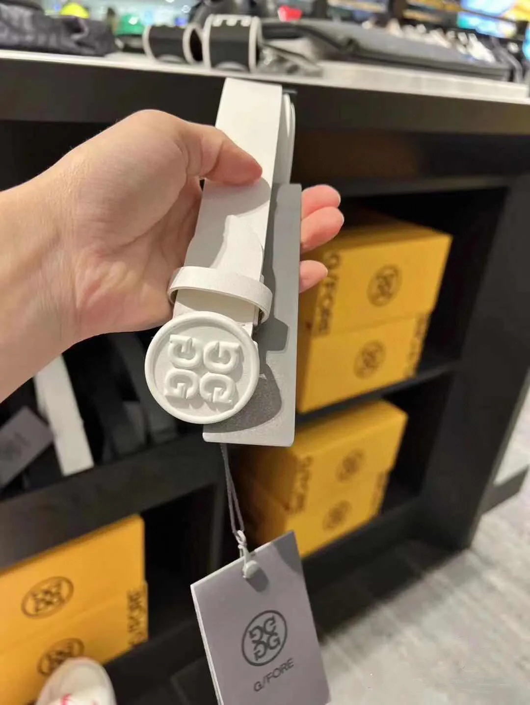 The new Women's Golf Belt for Spring/Summer 2022 Sports Women's Golf Belt Metal Loog buckle is stylish and versatile