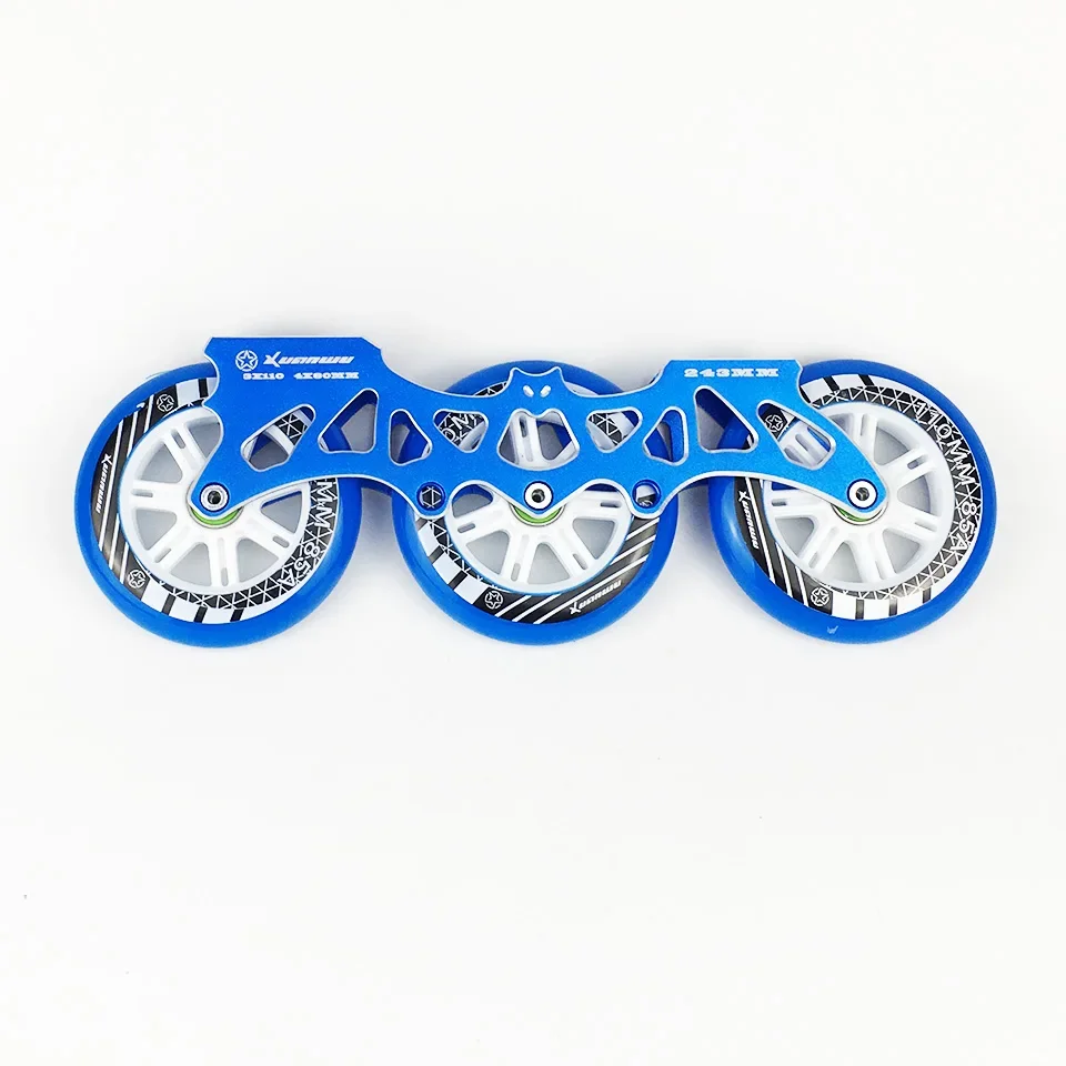 Комплект скоростных подставок для роликовых коньков 3*110 мм 165-195 рама с