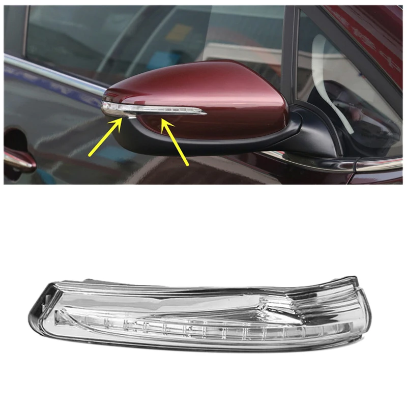 Автомобильный правый светодиодный светильник зеркала заднего вида для KIA Forte Cerato