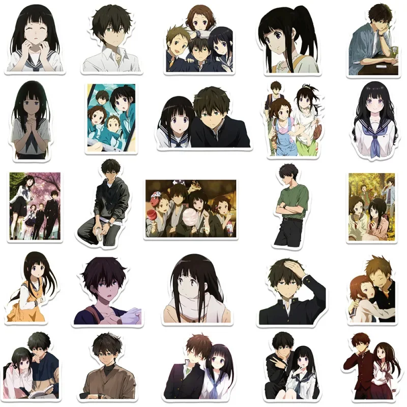 10/25/50 шт. Hyouka аниме наклейки мультфильм граффити водонепроницаемая наклейка