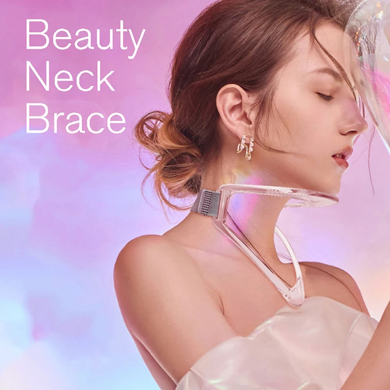 

Cervical Traction Device Posture Corrector Neck Collar Cervical Neck Braces Health Care Neck Support Adjustable Neck Protection