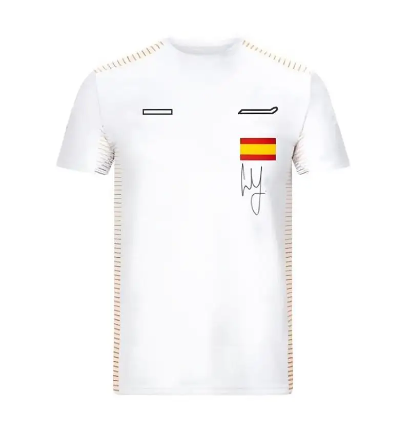 

F1 формула One гоночный костюм футболка с коротким рукавом командный костюм 2021 Повседневная футболка с круглым вырезом