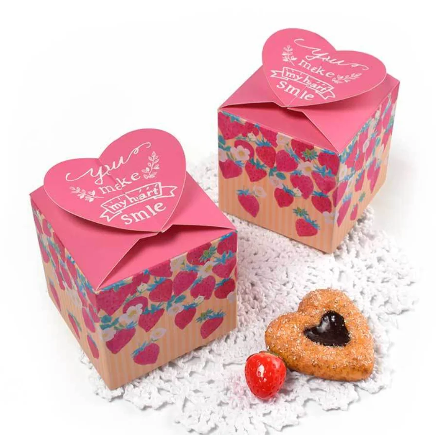 With Handle Chocolate Candy Packaging Birthday Party New Year Gift Decoration Box