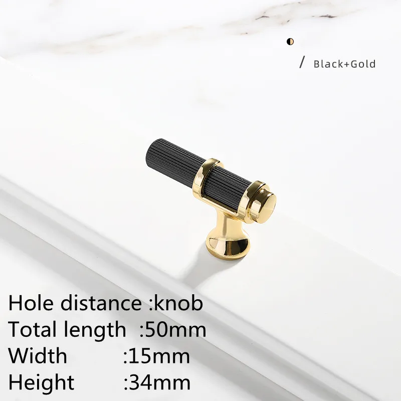 

KK&FING ручки для шкафов черные золотые