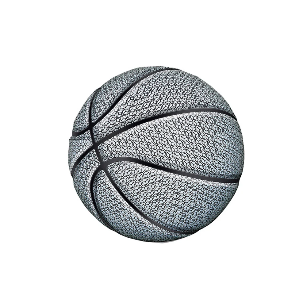

Light Up Basketball Battery-Free Reflective Basketball Glow In The Dark Basketball Boys Basketball Gifts Luminous Basketball For