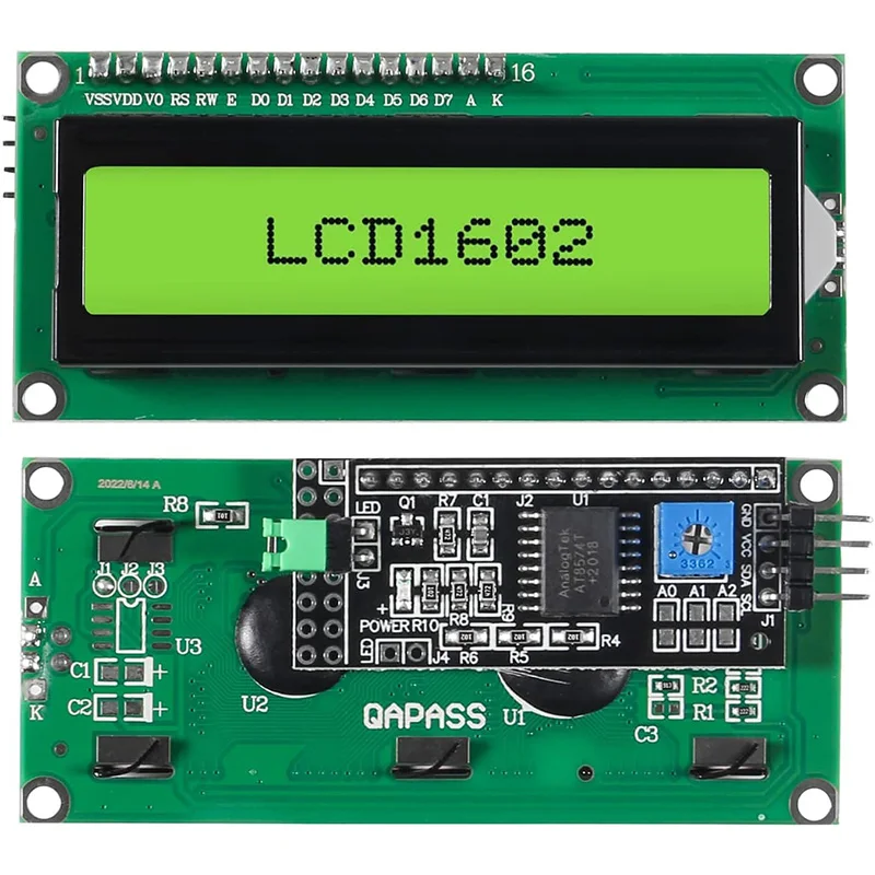 ЖК-дисплей LCD1602 для arduino 1602 дюйма 16x2 знака PCF8574T PCF8574 интерфейс IIC I2C 5 В