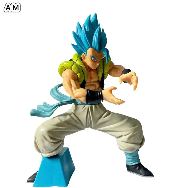 

18cm Anime Dragon Ball Z Action Figure Gogeta Son Goku Super Saiyan Turtle School Qigong PVC Collectible Model Toy Kid Gift