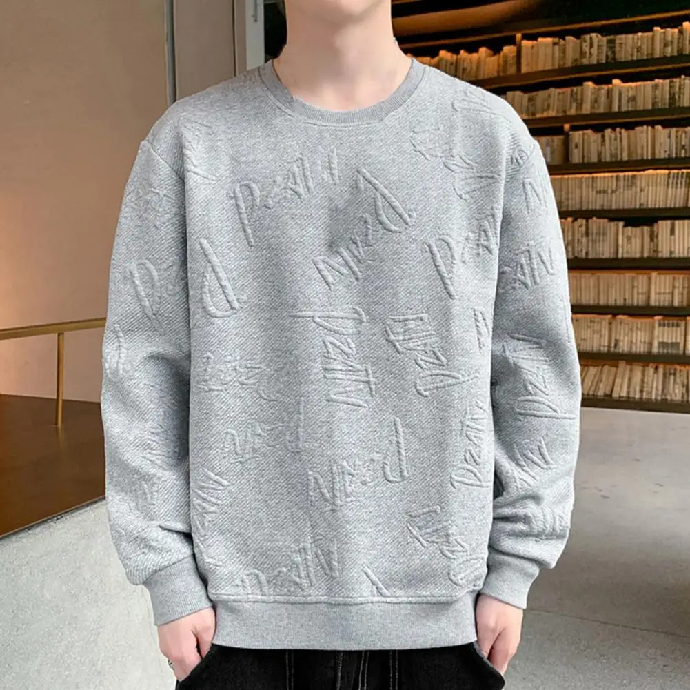 

Spring Autumn Men's Sweatshirt Korean Fashion Streetwear English Long Sleeve Top Men Trend Men Clothing Harajuku Pullover Hoodie