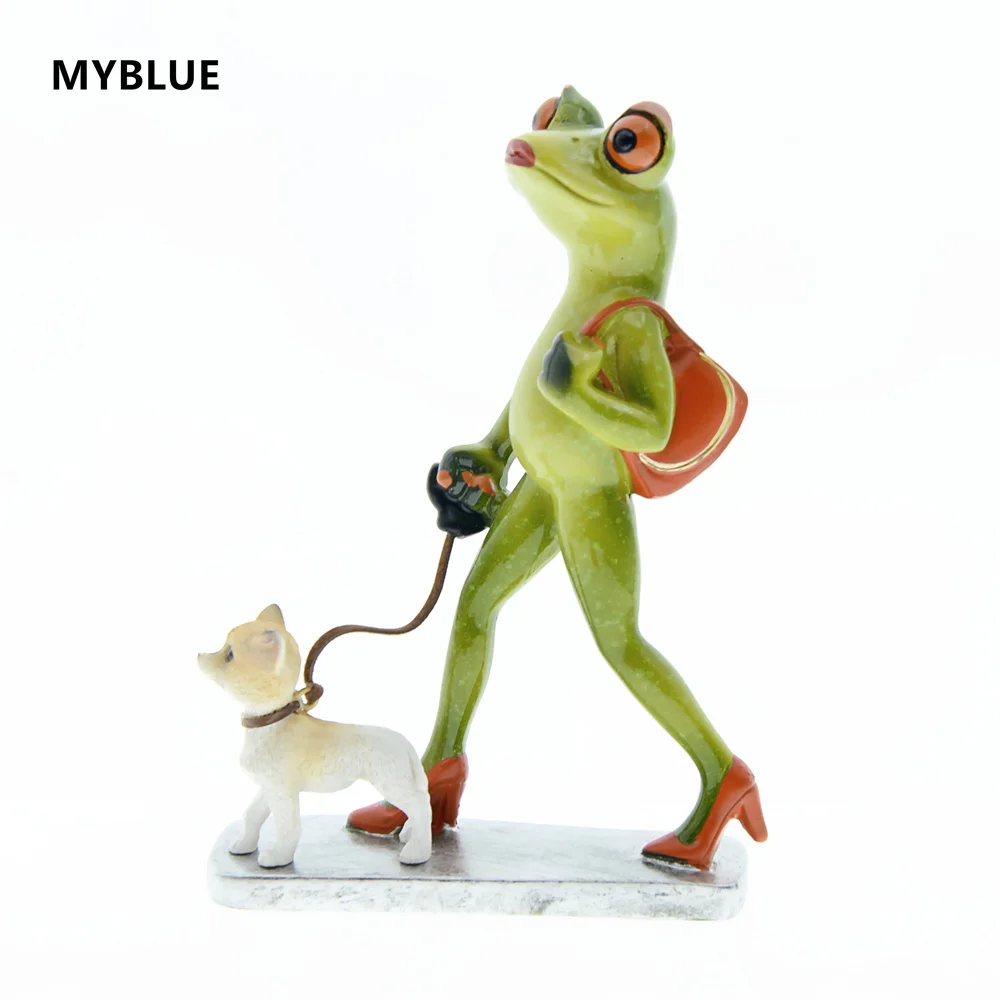 

Статуэтка MYBLUE Лягушка с собакой