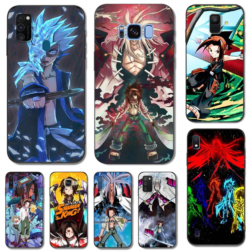 Черный чехол из ТПУ для Samsung galaxy J2 J4 J6 J8 core plus 2018 Shaman King