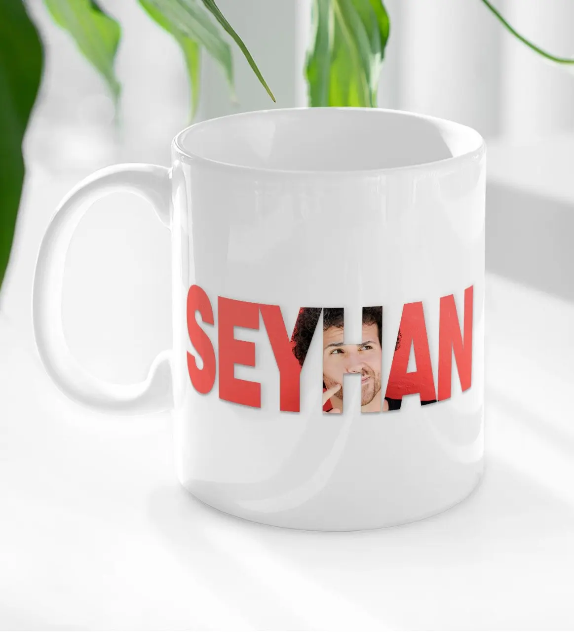 

Белая кружка с персонализированным фото