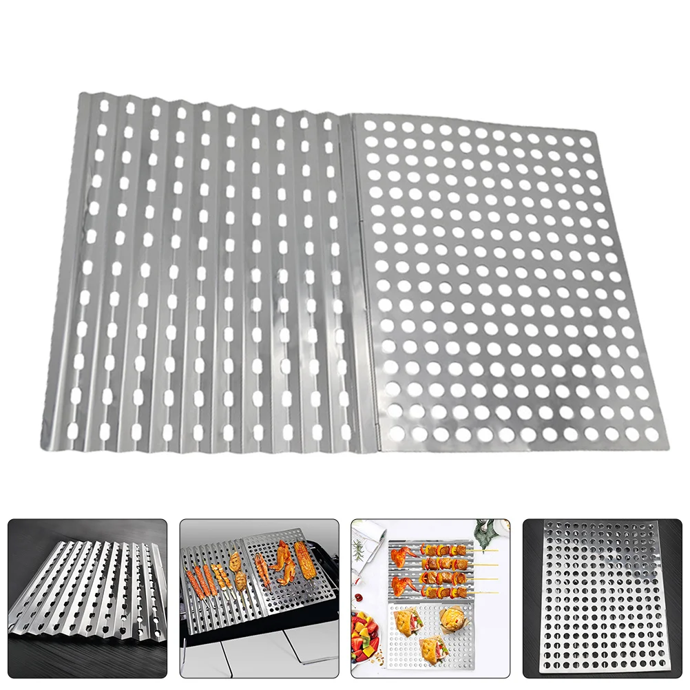 Сетка для гриля из нержавеющей стали складная сетка барбекю приготовления пищи