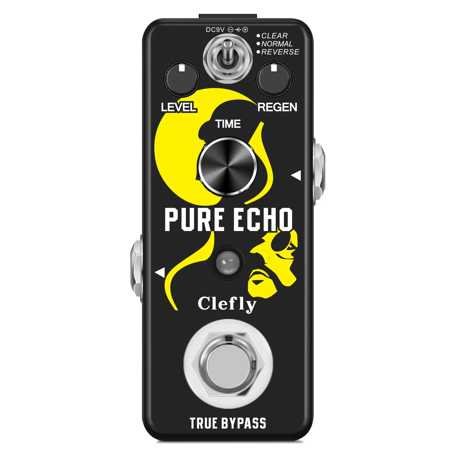 Clefly LEF-3803 цифровая педаль с эффектом эхо задержки для гитары бас 3 режимами четкий