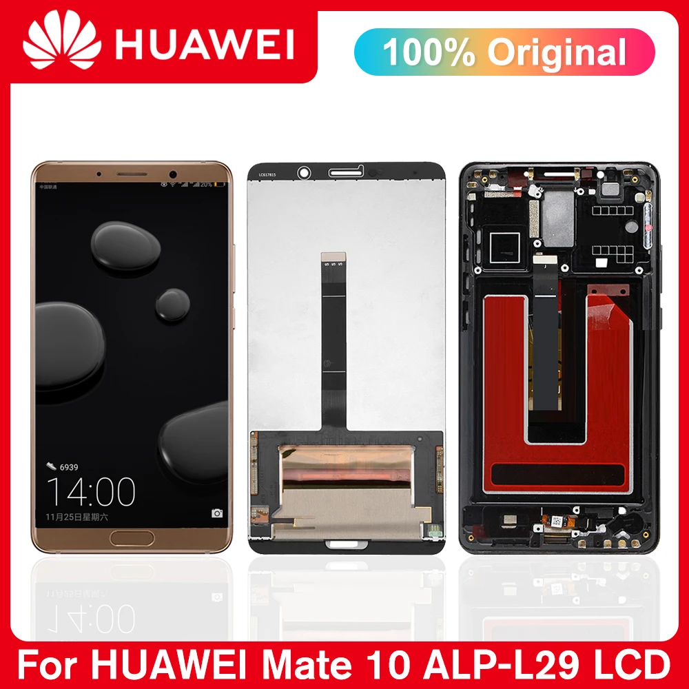 5 9 &quotОригинальный ЖК-дисплей для Huawei Mate 10 ALP-L09 L29 AL00 сенсорный экран с