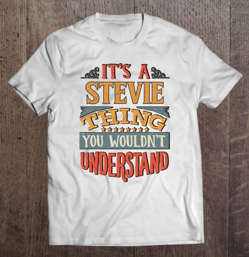 

Stevie Name T Shirt Men's Cotton T-Shirt T Shirt Printing With Own Design Anime Manga Oversized T-Shirt Over Size Man Cotton