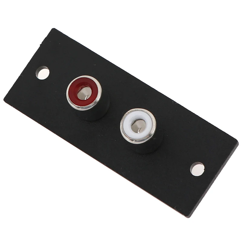 

2 шт. 2-сторонний RCA медный жильный устойчивый к высоким температурам аудио разъем AV адаптер