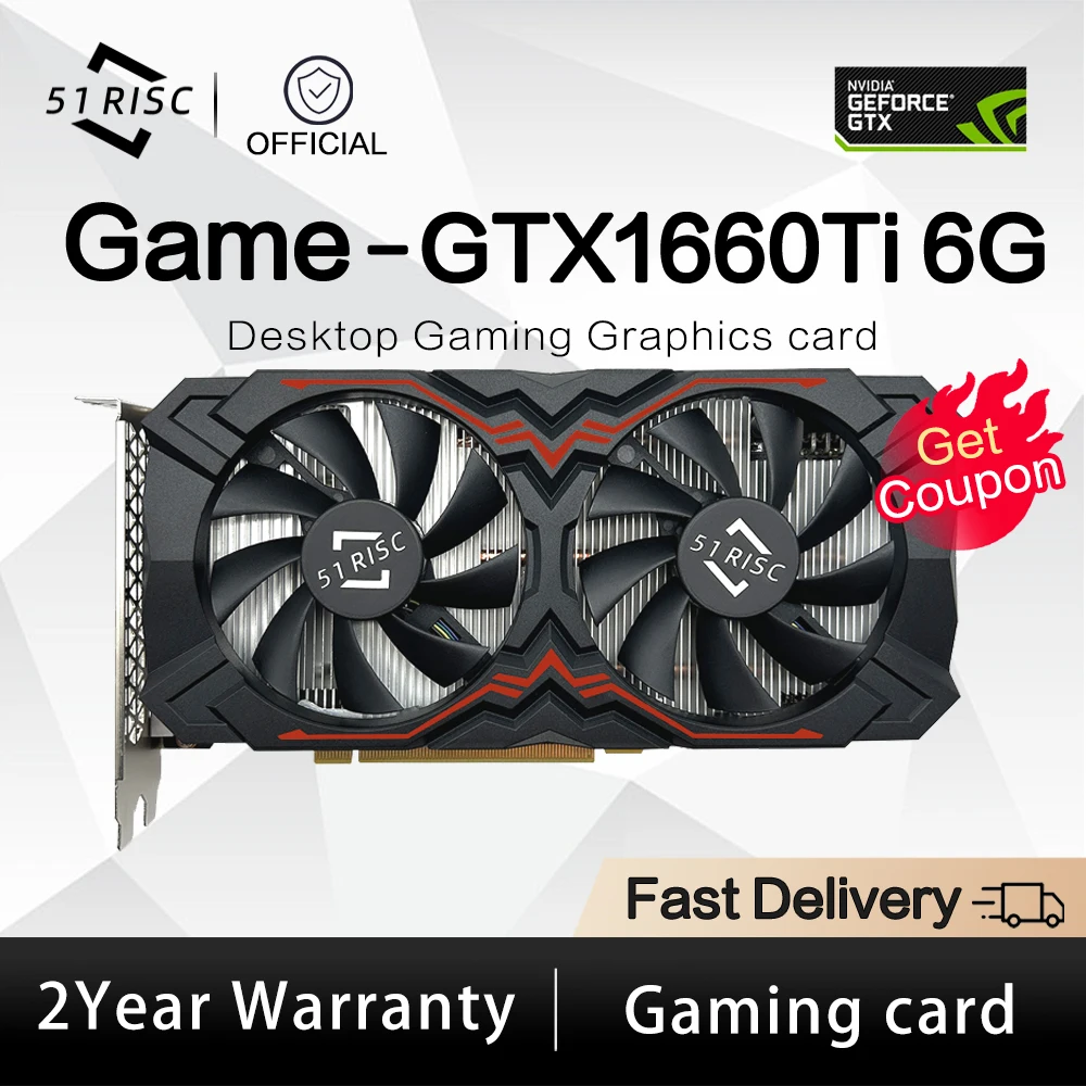 Игровая видеокарта SHELI 51RISC GTX1660Ti 6 ГБ, игровая видеокарта GTX1660 6 ГБ, графические карты, GPU, Настольная компьютерная игра 1060 Игровая видеокарта SHELI 51RISC GTX1660Ti 6 ГБ, игровая видеокарта GTX1660 6 ГБ, графические карты, GPU, Настольная компьютерная игра 1060