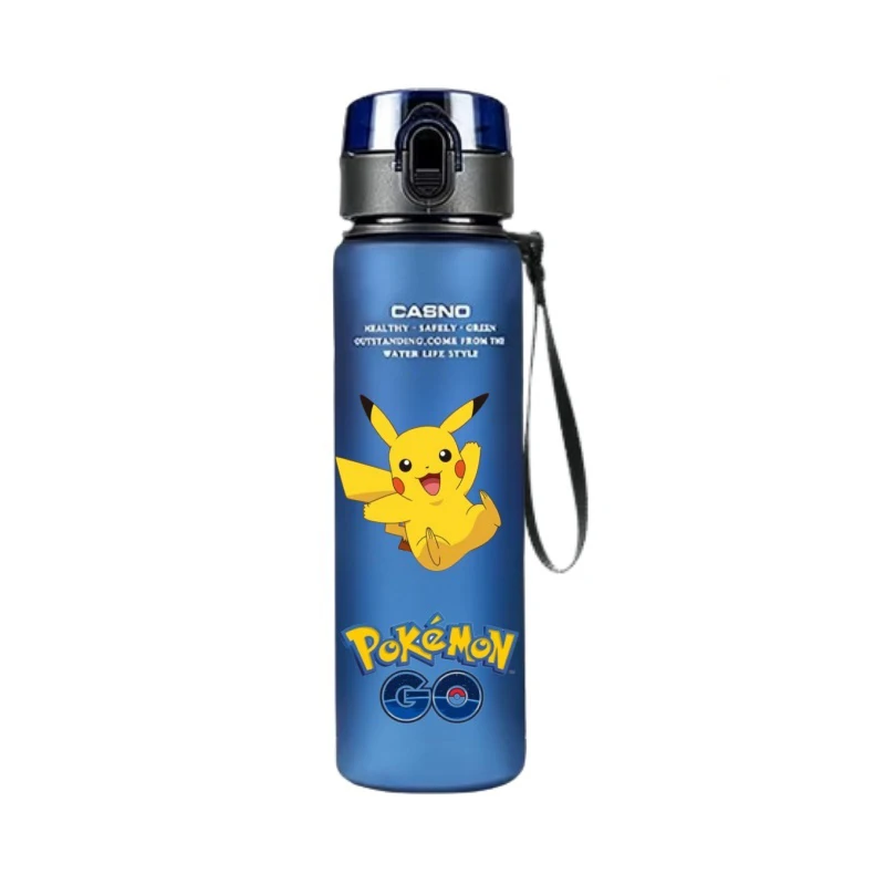 Портативная пластиковая бутылка для воды с покемоном 560 мл