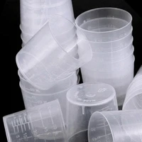 20pcs 60ml plastic transparent measuring cup kitchen cooking laboratory graduated beaker kitchen liquid measure pot container