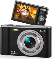 genuine 44mp 2 7k small digital camera inch ips screen 16x facial detection vlogging photography for beginners children