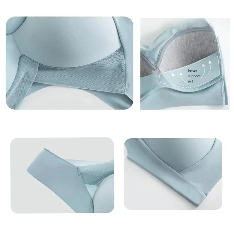 

Женский бесшовный бюстгальтер без косточек, без косточек, с чашками пуш-ап