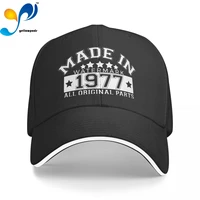 made in 1977 mens new baseball cap fashion sun hats caps for men and women