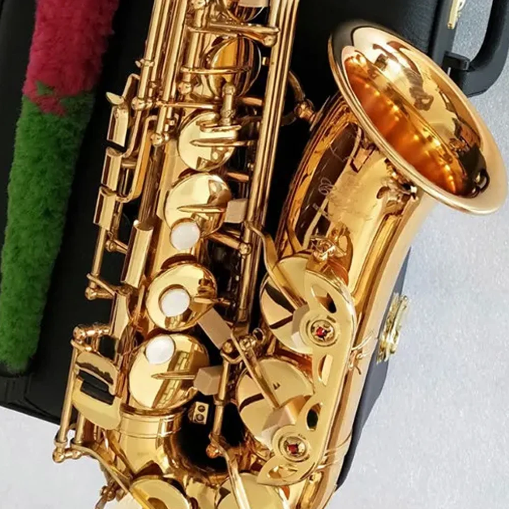 Японское золото 82Z Профессиональный альт-саксофон E-flat Латунь От 1 до Структура