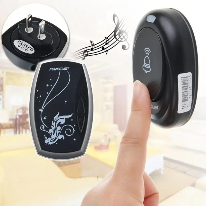 

Door Bell Waterproof Wireless with 36 Chimes Single Receiver Waterproof Plug-in Type Doorbell Cordless Smart Home Door Bells