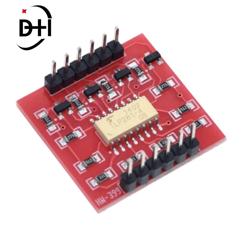 TLP281 4-канальный оптоизолятор IC модуль для платы расширения Arduino, высококачественный и низкоуровневый оптрон, изоляция 4 канала