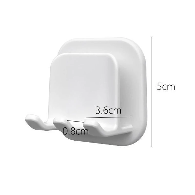 Держатель для зубных щеток пластиковый белый