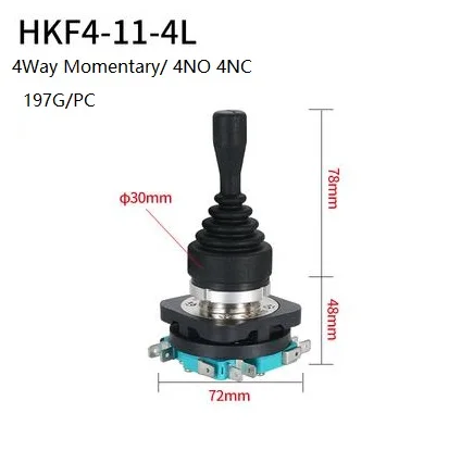 

Джойстик 30 мм с пружинным возвратом HKF4-11A-2L/HKSF4-11-4L