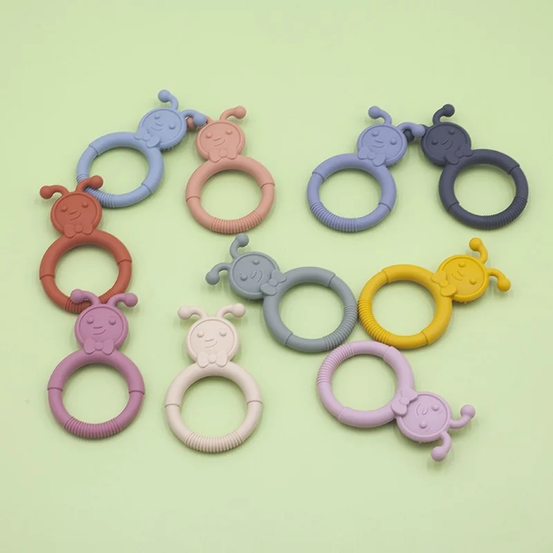 

Игрушка для зубов, детский силиконовый Прорезыватель для зубов, милые животные, мягкая детская Успокаивающая моларовая палочка, детские игрушки для прорезывания зубов, новорожденные