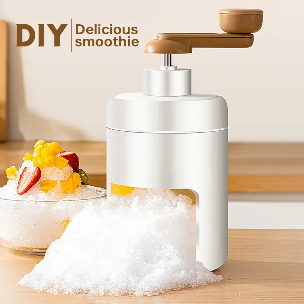 

Summer Ice Shaver Crusher Home Manual Ice Crushers Tool Home Cafe Bar Kitchen Club Handheld Snow Manual Crushing Ice Machine