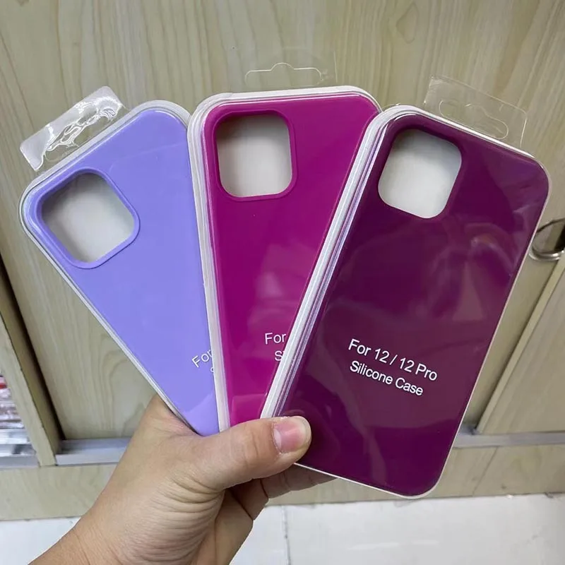 Colorful Fashion Liquid Silicon Phone Case for iPhone 14 13 11 12 ProMax Plus Lens Full for Phone Case