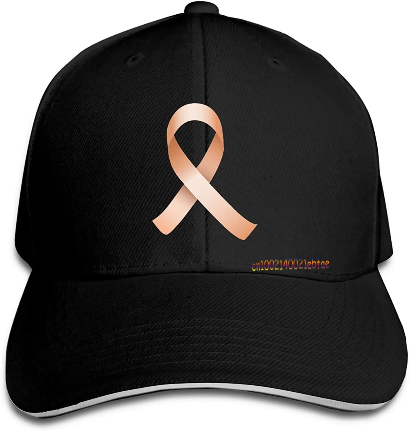 

Uterine Cancers Awareness Unisex Baseball Golf Trucker Cap Adjustable Dad Hat Sandwich Hat