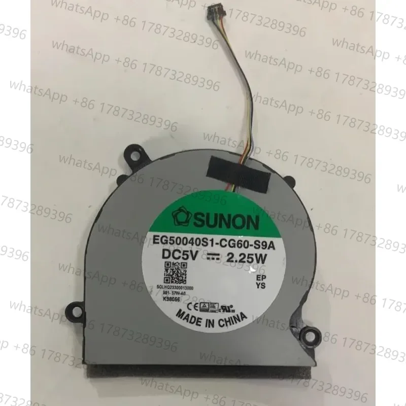 Фото Новый вентилятор охлаждения процессора для HUAWEI MateBook 13 WRT-W29 W19 Fan EG50040S1-CG60-S9A №1