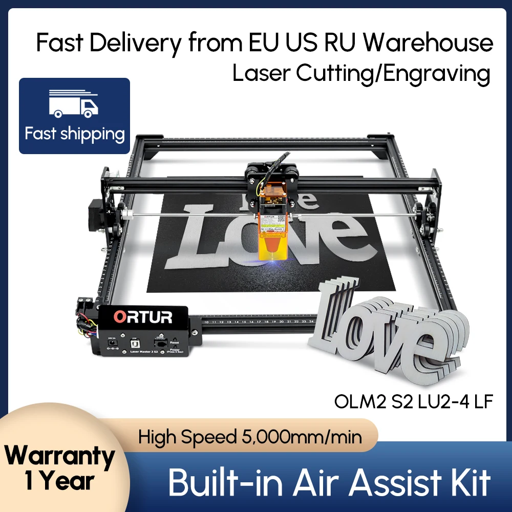 Ortur Laser Master 2 20W Desktop Laser Engraver and Cutter- Laser Engraving and Cutting Machine- Laser Printer- Laser CNC Router