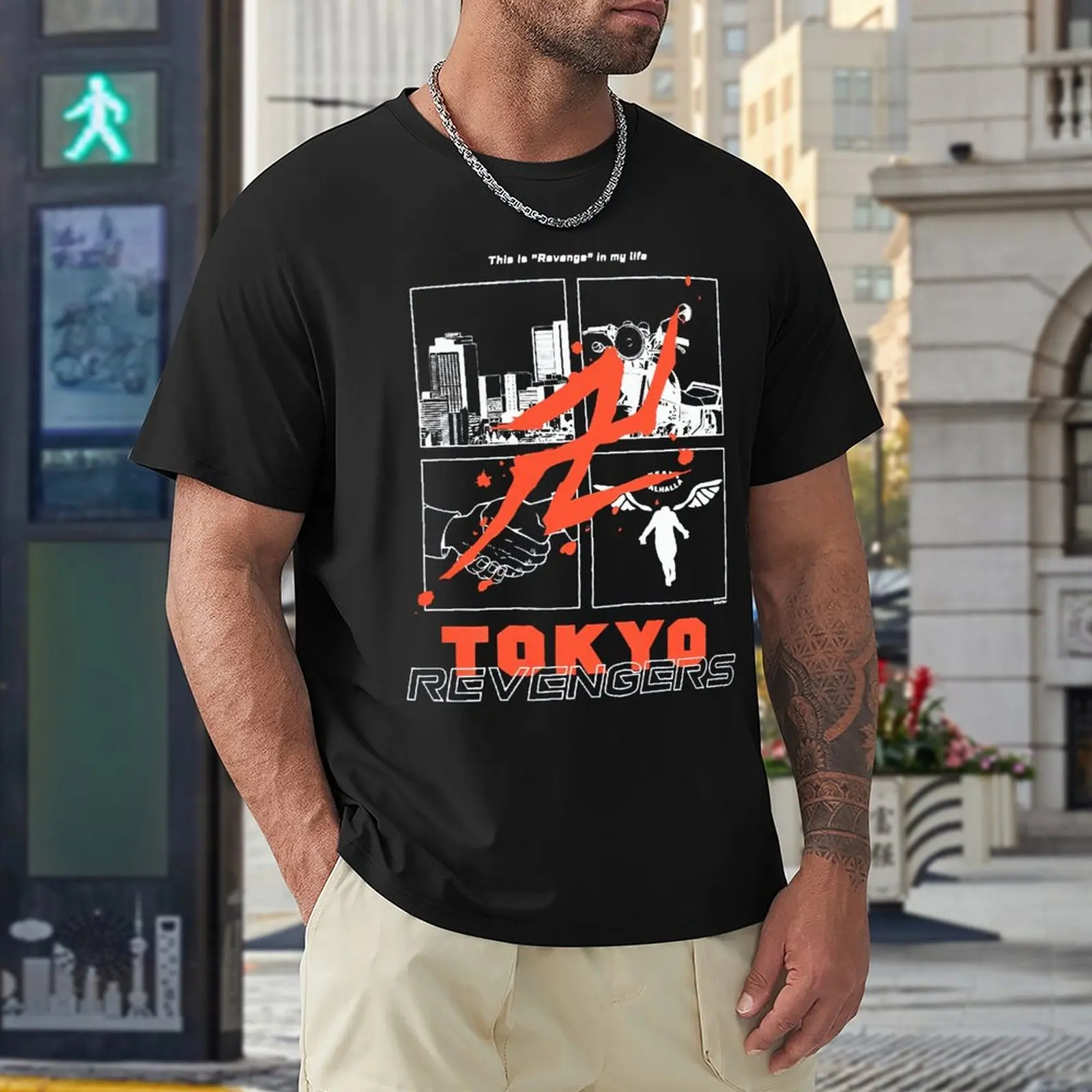 

Tokyo Swastika Avengers TOKYOREVENGERS Peripheral Manjiro Sano T Shirts Men Shirt Fashion Clothes Graphics Sweatshirt 100% Cott