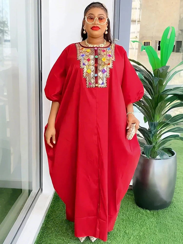 Вечерние платья для женщин 2024 Африканский Традиционный халат Макси Дубай