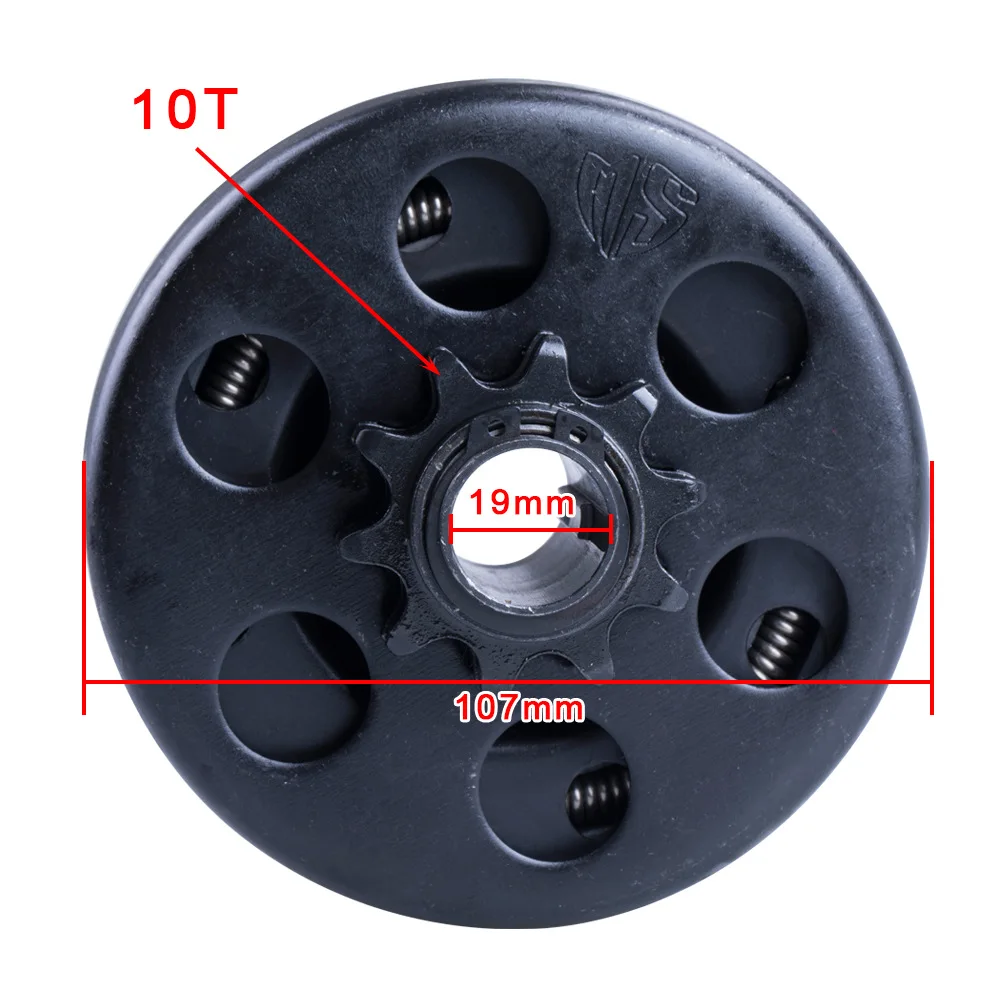 

19mm 20mm 3/4" 10 Tooth Centrifugal Automatic Clutch 420 Chain For GO Fun Minibike ATV Kart 10T Clutch Drive Sprocket 13T 20MM