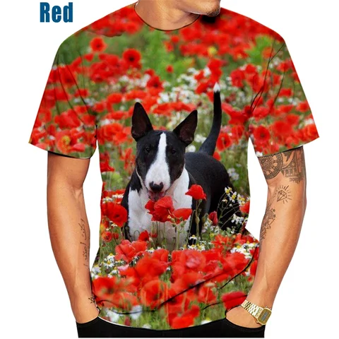 Полиэстер футболка Бультерьер