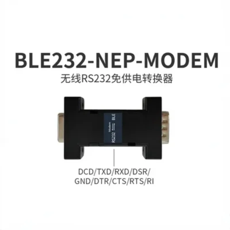 Фото 2 шт. BLE Bluetooth-совместимый беспроводной последовательный порт RS232 Преобразователь без питания BLE232-NEP CH9140 3 линии 9 линий №2