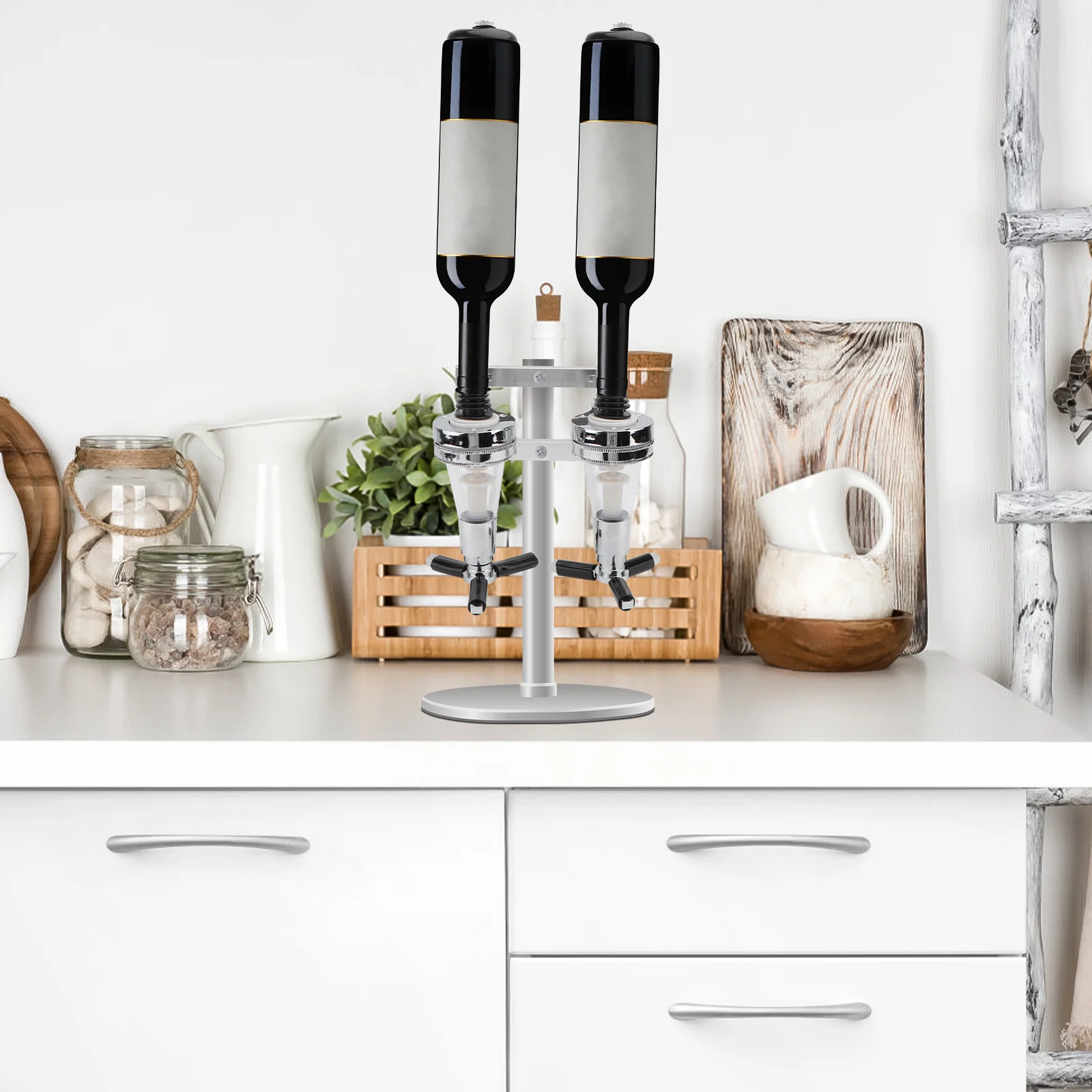 2-бутылочный диспенсер для напитков настенная подставка пива диспенсеры из