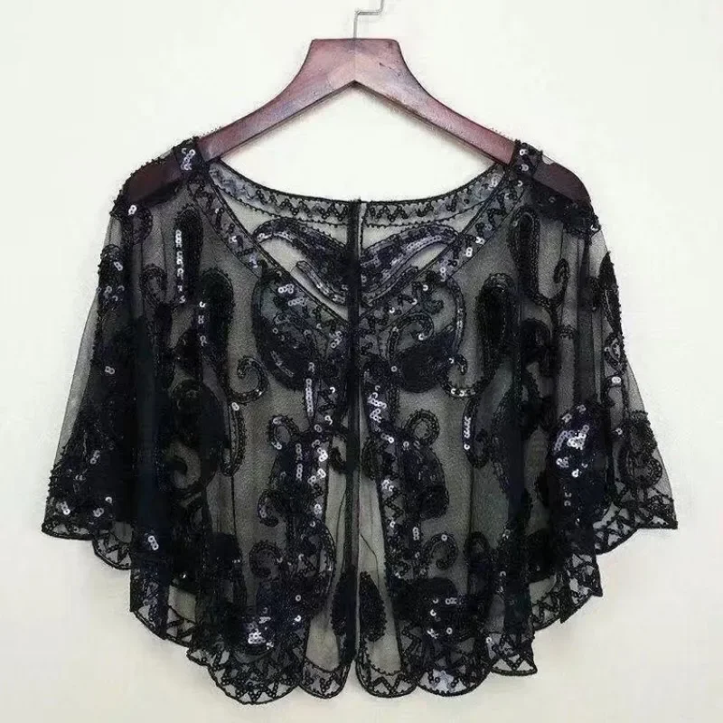 Женская блузка с блестками рубашка Camisas уличная одежда пончо женские рубашки