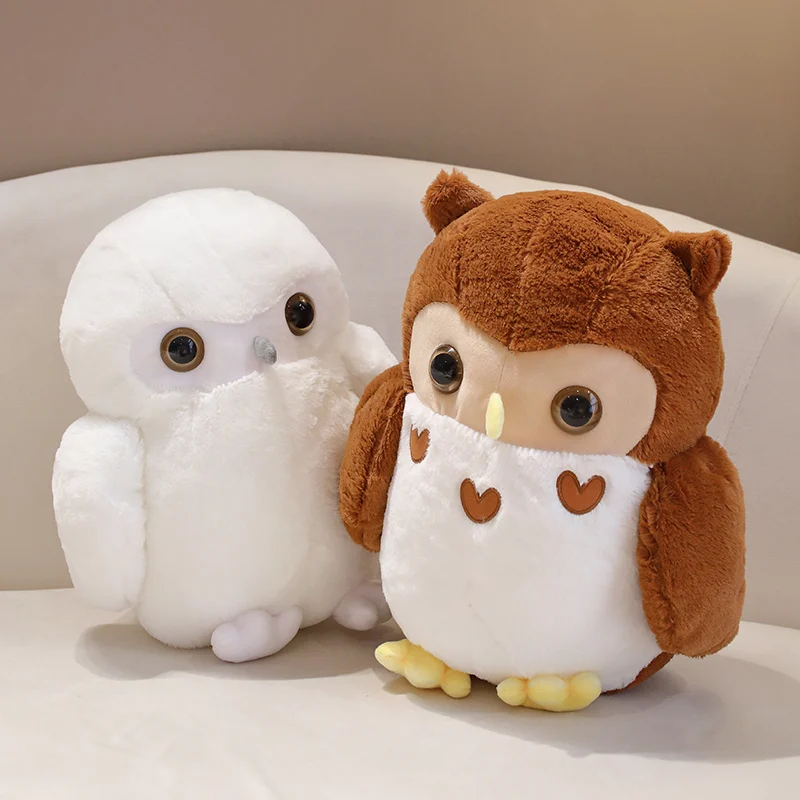 

30-40cm Kawaii Owl Plush Toy Cute Owl Bird Stuffed Doll Baby Sleeping Soft Animal Pillow Birthday Gift For Kids Girls Home Decor