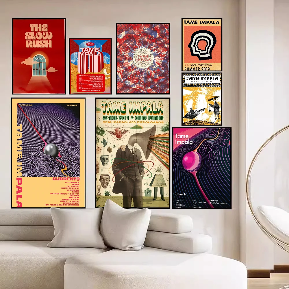 T-Tame I-Impala классические винтажные постеры белая бумага принты плакаты