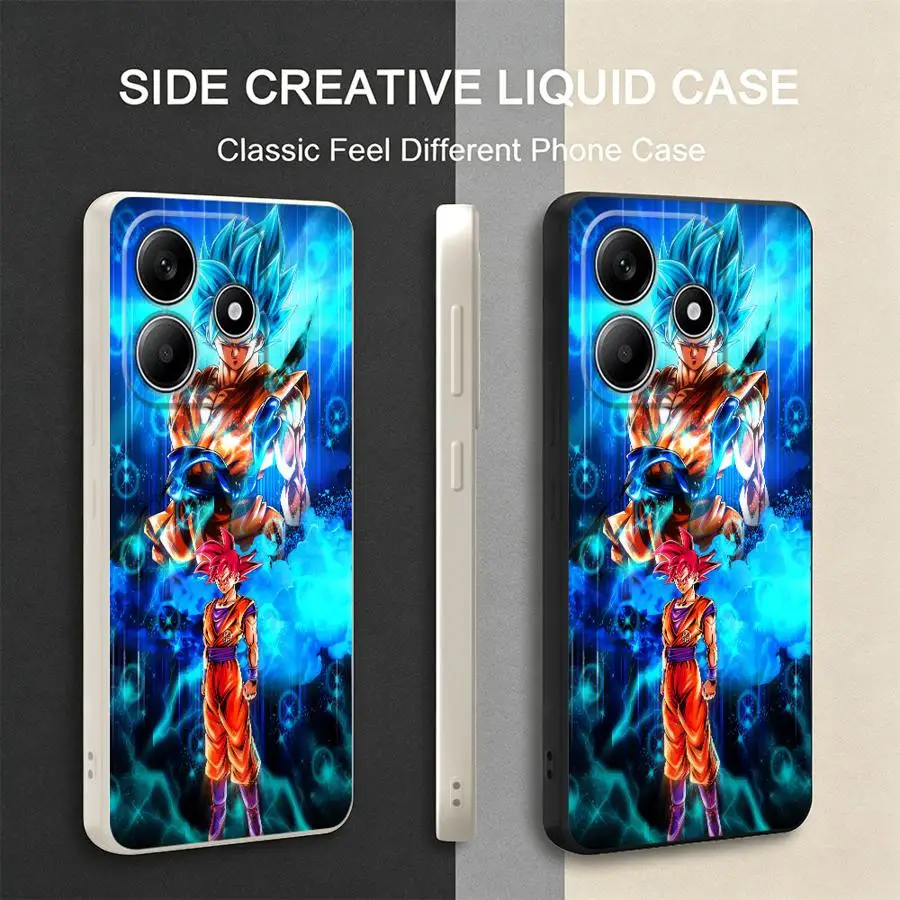 Фото Чехол для Xiaomi Redmi 15A A3x 13C 14C A1 A5 9 8 A2 10 12C 15C K40 K60 с изображением Dragon Balls SSG Goku №3