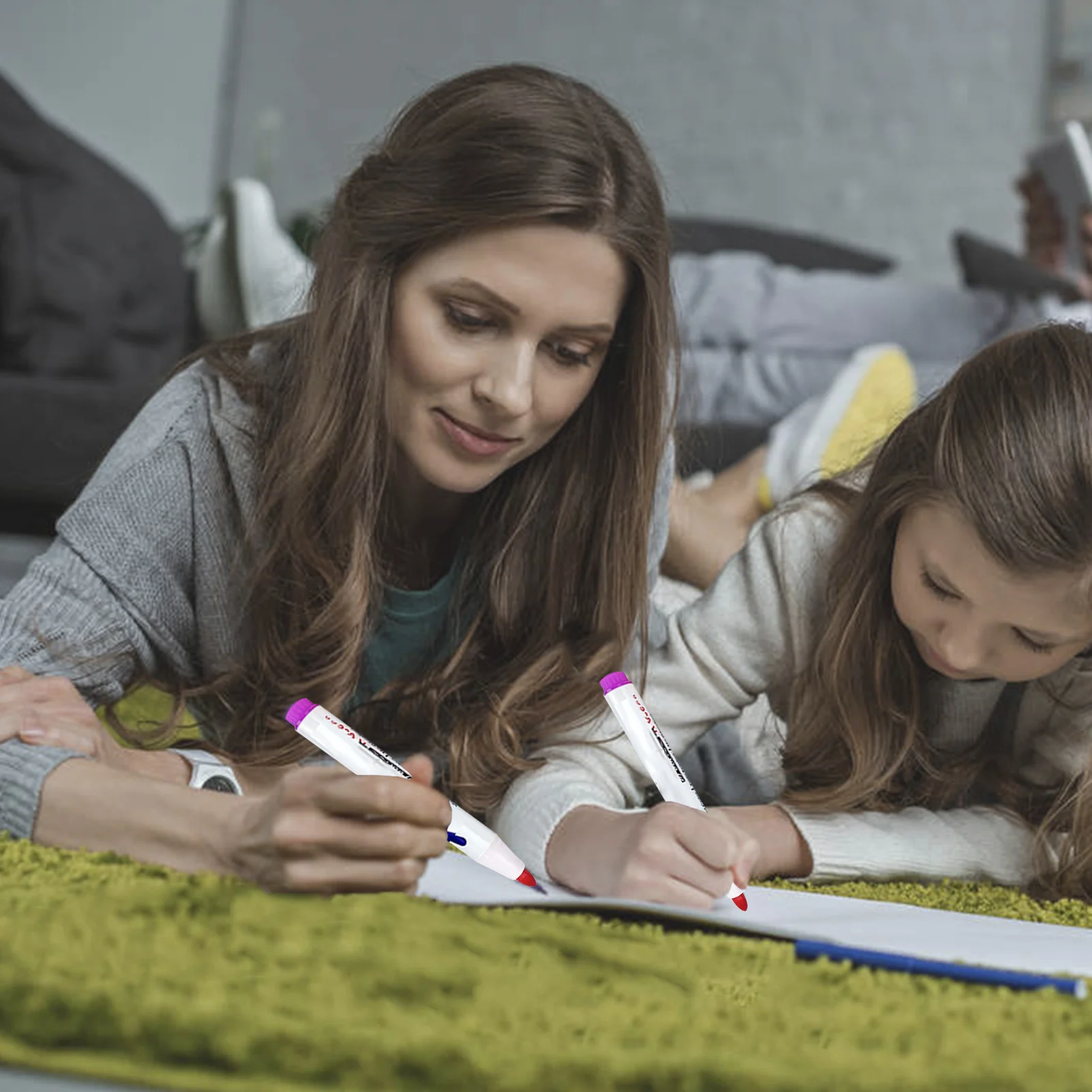 

Magic Water Drawing Pens 12Pcs Quick-drying Watercolor Pen Whiteboard Pen Doodle Water Floating Pens For Drawing Mats Painting