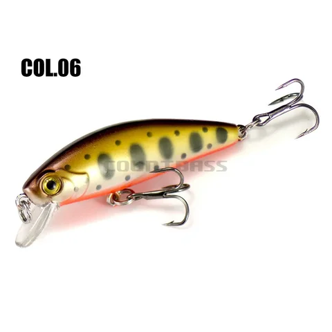 Тонущий гольян Countbass 40 мм/1,6 дюйма, 50 мм/2 дюйма, воблеры, приманки для рыбалки, фиксированная весовая приманка для ловли форели, приманки для джерка, воблеры