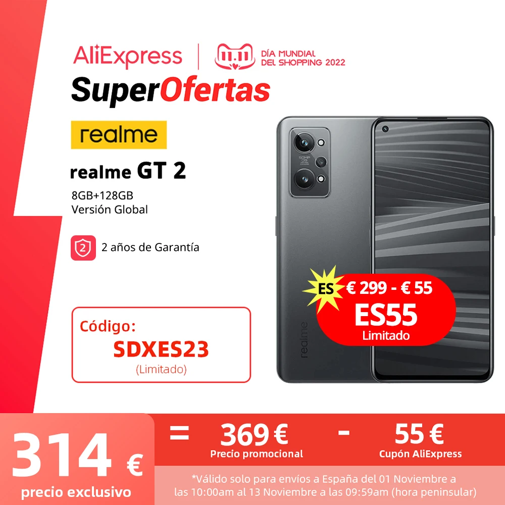 Najtaniej Realme GT 2 Globalna Wersja Snapdragon 888 5G Smartphone 6.62 ''AMOLED 120Hz Wyświetlacz 5000mAh 65W Bateria 50MP Potrójne Kamery NFC Tanie Realme GT 2 Globalna Wersja Snapdragon 888 5G Smartphone 6.62 ''AMOLED 120Hz Wyświetlacz 5000mAh 65W Bateria 50MP Potrójne Kamery NFC